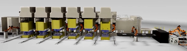 机器人自动冲压