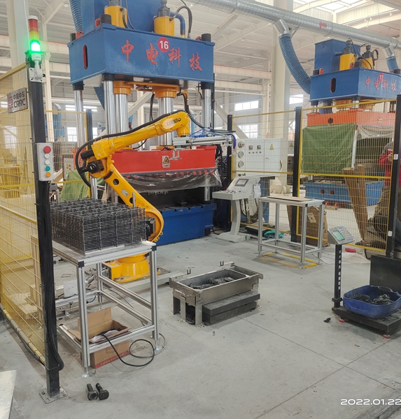 下水道井盖自动生产系统