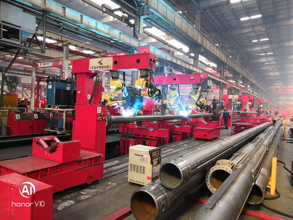 桅杆的自动化焊接