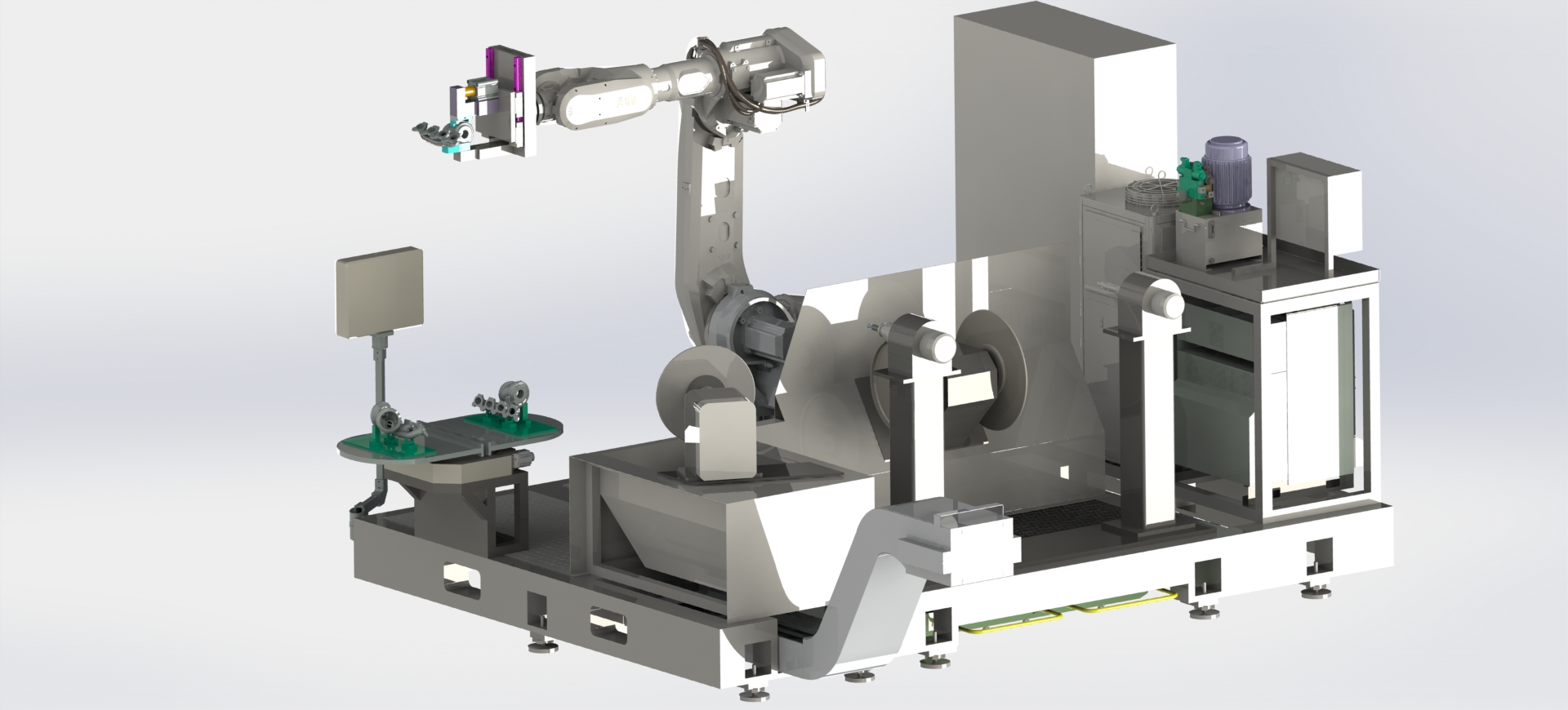 机器人自动打磨专机